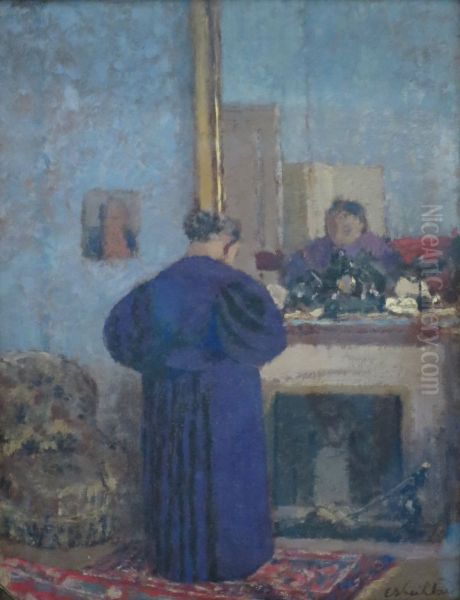 Madame Vuillard by the Fireplace - view 1