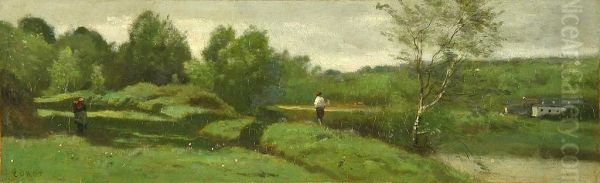 Landscape with a Boy in a White Shirt - view 1