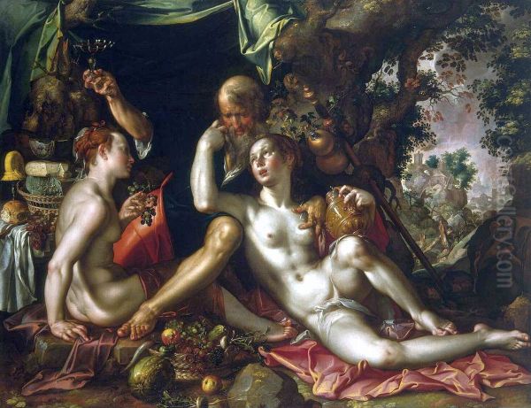 Lot and his Daughters - view 1