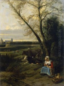 Shepherdess by Johannes Siberechts
