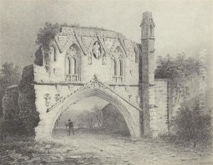 View Of The Gatehouse, Kirkham Priory, Yorkshire View Of The Gatehouse, Kirkham Priory, Yorkshire