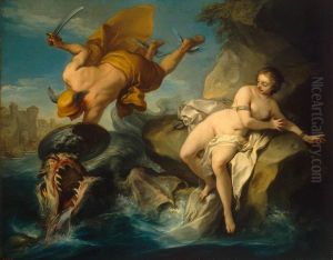 Perseus and Andromeda by Charles-Andre van Loo