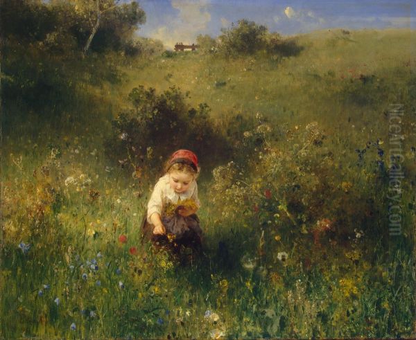 Girl in a Field - view 1
