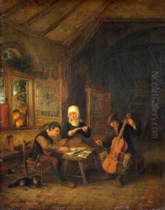 Village Musicians by Adriaen van Ostade