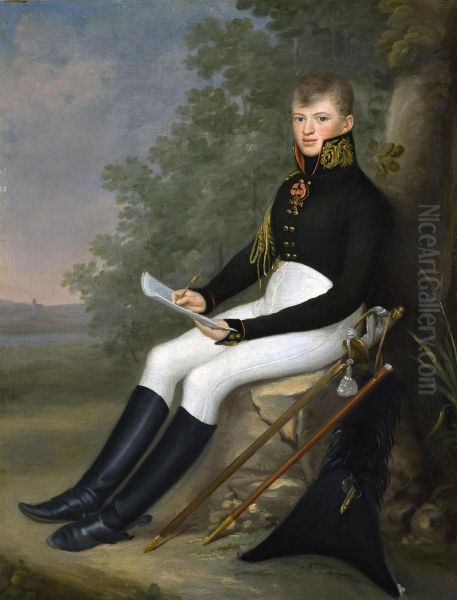 Portrait of the Military Cartographer F.F.Schubert - view 1