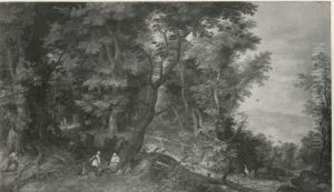 Forest Landscape (The Rest on the Flight into Egypt) by Jan Brughel