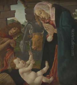 The Virgin and Saint John the Baptist Adoring the Infant Christ The Virgin and Saint John the Baptist Adoring the Infant Christ