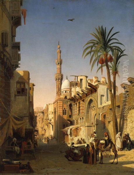 Ezbekiyah Street in Cairo - view 1