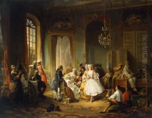 Actors Before a Performance by Constant Wauters
