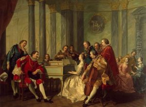 Sextet by Louis-Michel Van Loo