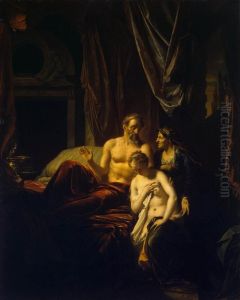 Sarah Bringing Hagar to Abraham by Adriaen Van Der Werff