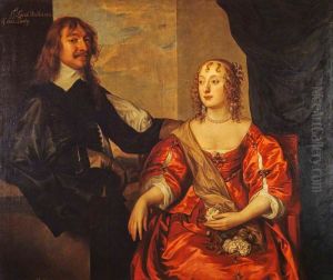 John Hamilton, 1st Baron Belhaven, d. 1679. Royalist (With his wife, Margaret Hamilton) by Sir Anthony Van Dyck