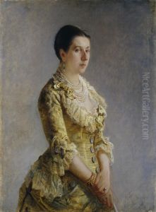 Portrait of Princess Olga Volkonskaya (nee Kleinmichel) by Nikolai Ge