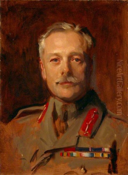 Douglas Haig, 1st Earl Haig, 1861 - 1928. Soldier (study for portrait in General Officers of World War I, 1914 - 1918, in the National Portrait Gallery, London) - view 1