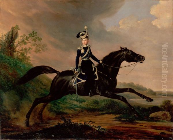 Equestrian Portrait of Grand Prince Alexander Nikolayevich - view 1