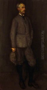 An Arrangement in Grey and Green. Portrait of John James Cowan (1846 - 1936) by James McNeill Whistler
