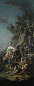 A Pastoral Scene ('L'Offrande a la Villageoise')