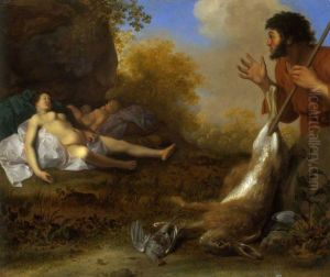 Cimon and Iphegenia by Cornelius van Poelenburgh