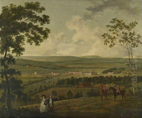 A prospect of Southwick Park with the Norton family in the Foreground - view 1