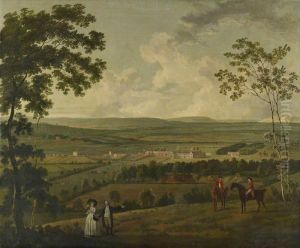 A prospect of Southwick Park with the Norton family in the Foreground by Sawrey Gilpin