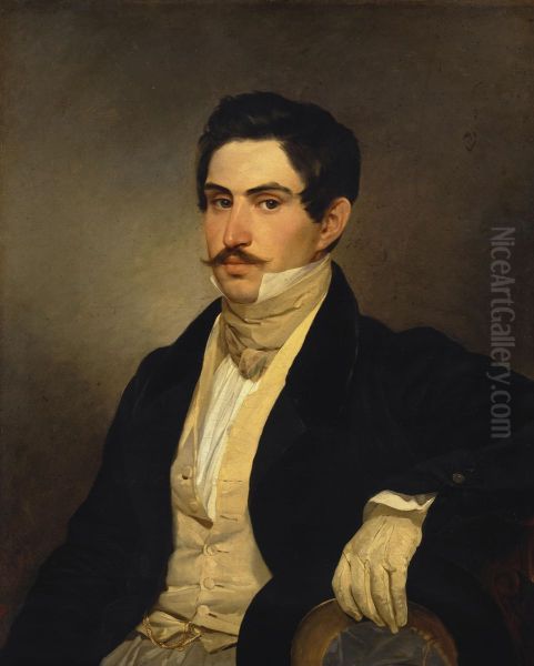 Portrait of Retired Lieutenant N.A. Okhotnikov - view 1