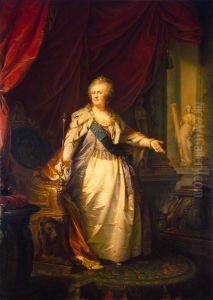 Portret imperatrici Ekateriny II s allegoriceskimi figurami Kreposti i Istiny
Lampi Iogann by Johann Baptist von Lampi the Elder