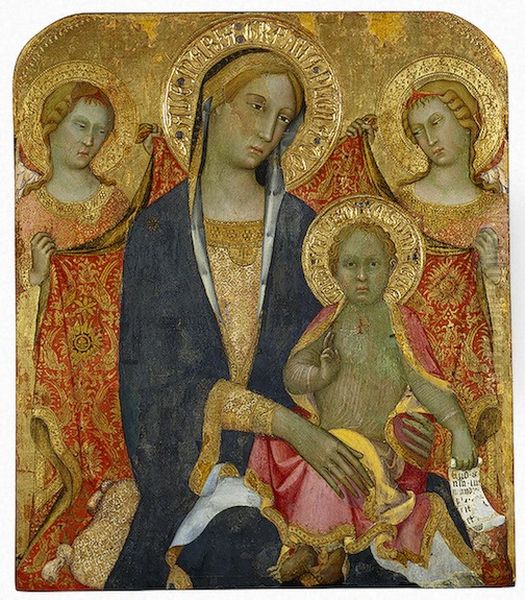 Madonna with Child and Two Angels - view 1