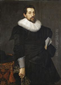 Portrait of a Man with Gloves