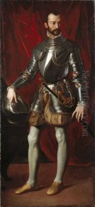 Grossherzog Francesco I. (1541-1587) von Toskana by Giovanni Bizzelli