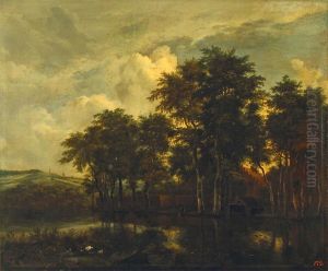 Farm by Jacob Van Ruisdael