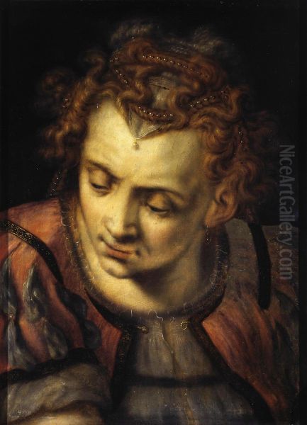 Study of the Head of a Woman - view 1