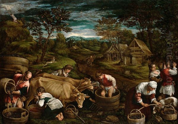 Autumn with Moses receiving the Ten Commandments - view 1