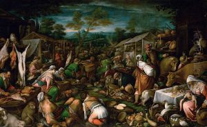 Jahrmarkt by Francesco Bassano the Younger