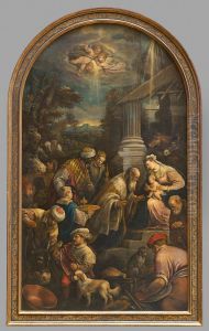 Adoration of the Magi by Francesco Bassano the Younger