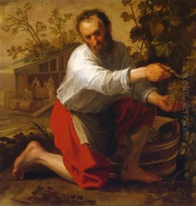 Wine Grower by Jacob Gerritsz. Cuyp