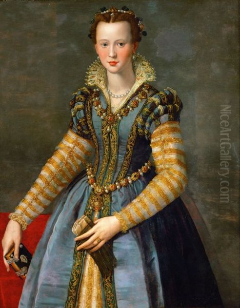 Portrait of a lady, traditionally identified as Maria de' Medici - view 1