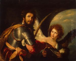 St Secundus and the Angel by Bernardo Strozzi