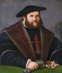 Bildnis des Ulrich Ehinger (1485-1537) (Bildnis eines Santjagoritters)