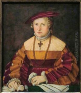 Portrait of the wife of Ulrich Ehinger, Ursula Meuting