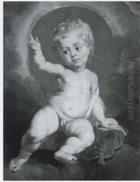 Christ Child Blessing - view 1