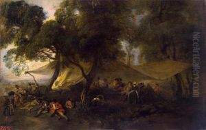 Idylls of War by Jean-Antoine Watteau