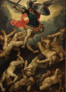 The Fall of the Rebel Angels by Giuseppe Cesari