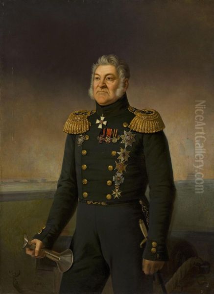 Portrait of Admiral Login Heiden - view 1