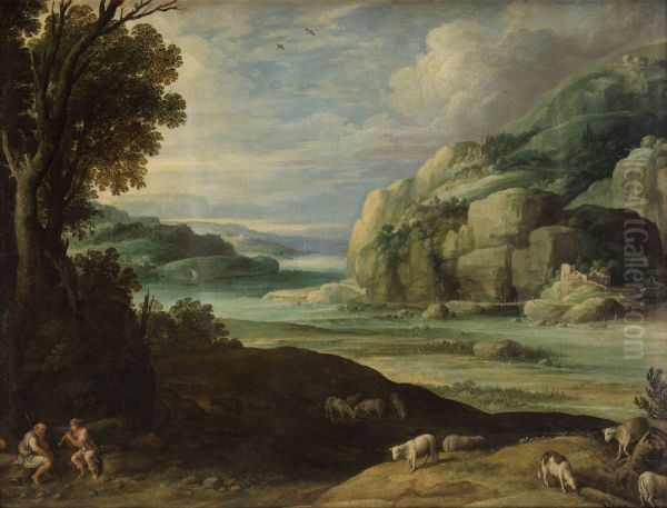 Landschaft mit Merkur und Argus - view 1