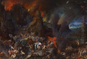 Aneas mit der Sibylle in der Unterwelt