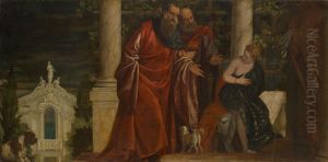 Susanna und die beiden Alten by Paolo Veronese (Caliari)