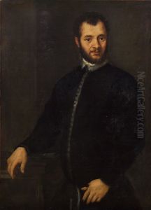 Bildnis eines jungen Mannes in Schwarz by Paolo Veronese (Caliari)