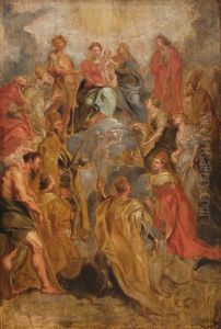 Madonna and Child with Saint Anne by (studio of) Rubens, Peter Paul