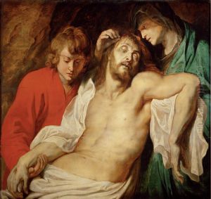 Lamentation of Christ by Mary and John by (studio of) Rubens, Peter Paul