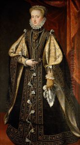 Anna von Osterreich, Konigin von Spanien (1549-1580) by Alonso Sanchez Coello